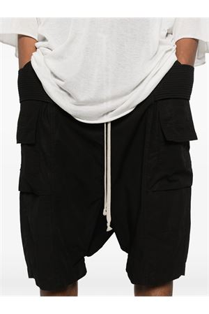Creatch black cotton cargo shorts RICK OWENS DRKSHDW | DU01F4382CR09